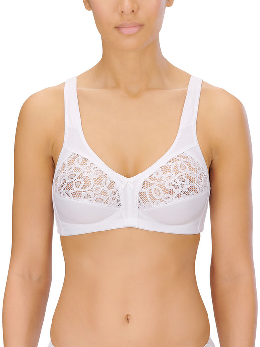 Naturana Soft Cup Firm Control Bra White Up To F Cups Style 5046