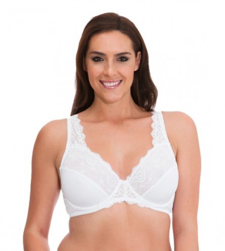 Valbonne Satin and Lace Underwired Bra