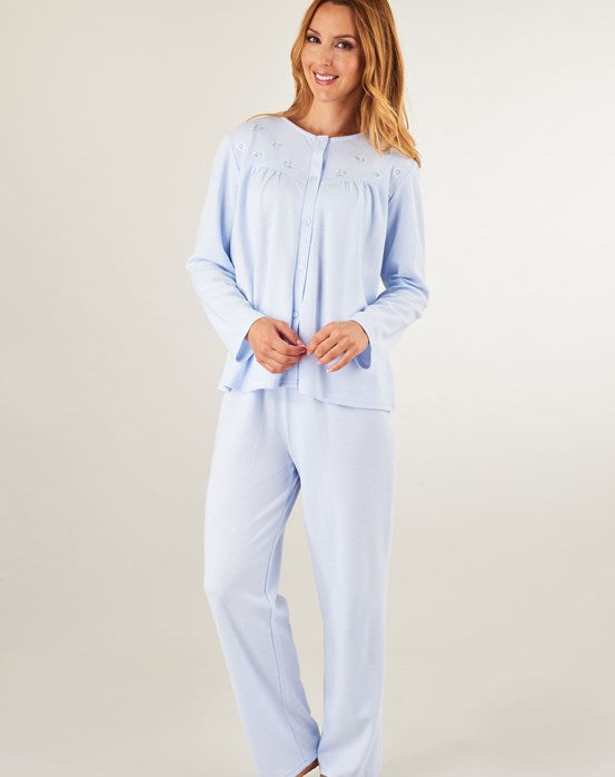 Jacquard Jersey Long Sleeve Pyjamas