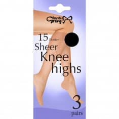 Joanna Grey 15 Denier Knee Highs – 3 Pack
