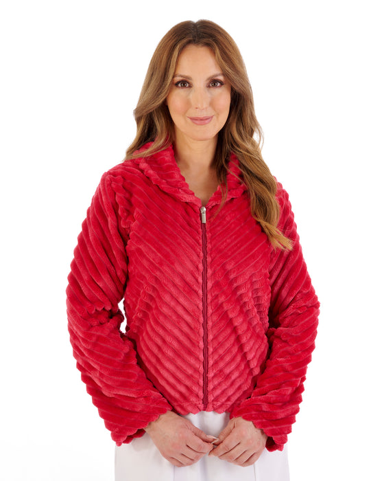 Supersoft Cable Effect Zip Bed Jacket