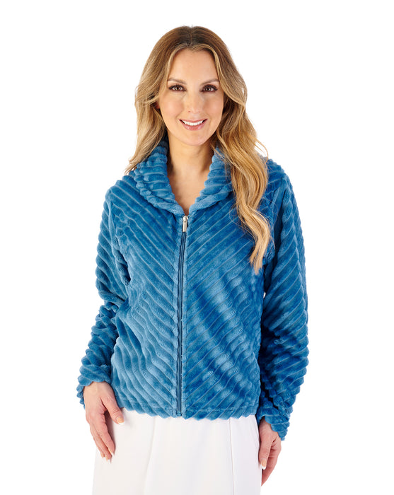 Supersoft Cable Effect Zip Bed Jacket