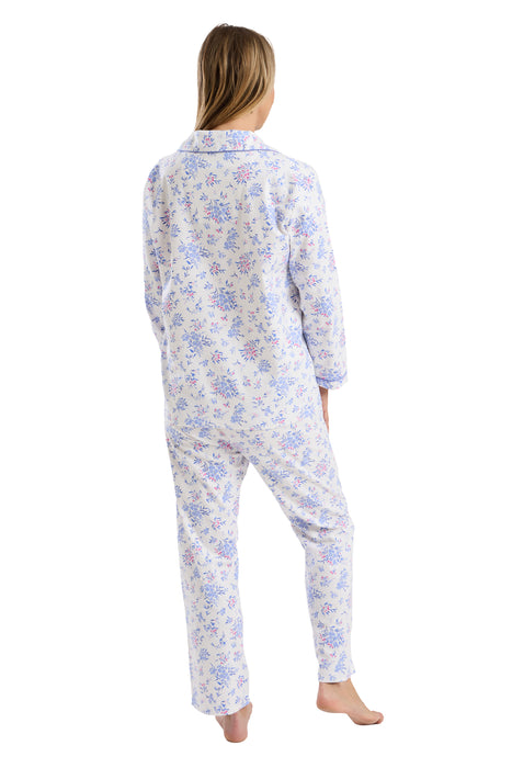100% Double Brushed Cotton Traditional Style Pyjamas