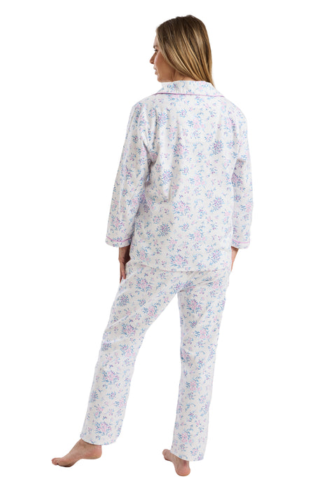 100% Double Brushed Cotton Traditional Style Pyjamas