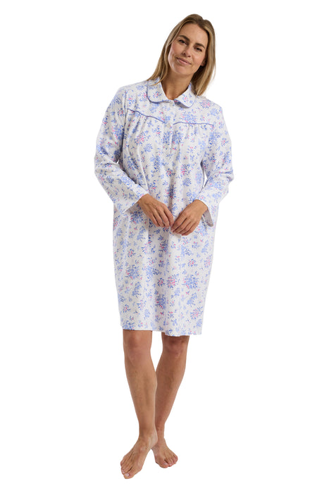 Marlon 100% Brushed Cotton Winceyette 40" Length Nightdress