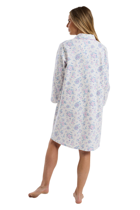 Marlon 100% Brushed Cotton Winceyette 40" Length Nightdress