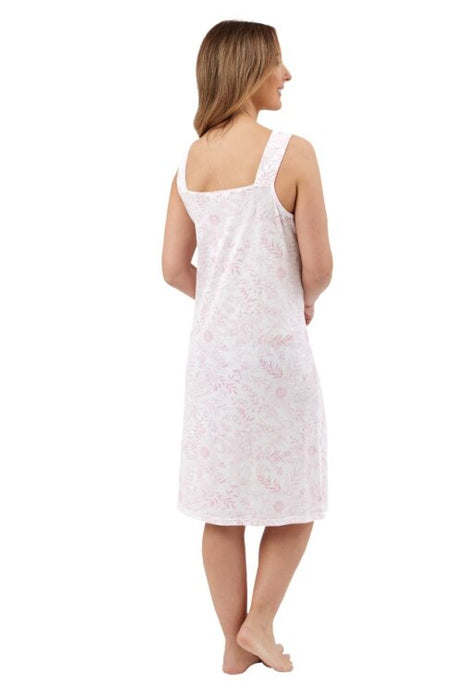 Marlon Sleeveless Cotton Jersey Nightdress