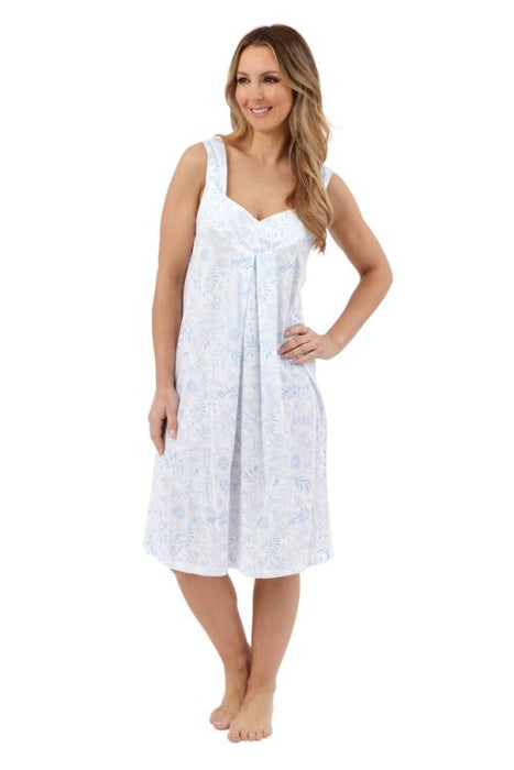 Marlon Sleeveless Cotton Jersey Nightdress