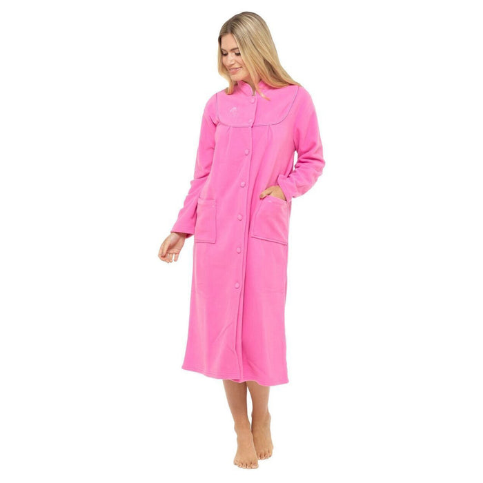 Lady Olga Fluffy Coral Fleece Robe - Ladies Soft Dressing Gown Bathrobe Nightwear Lady Olga Fluffy Coral Fleece Robe - Ladies Soft Dressing Gown Bathrobe Nightwear