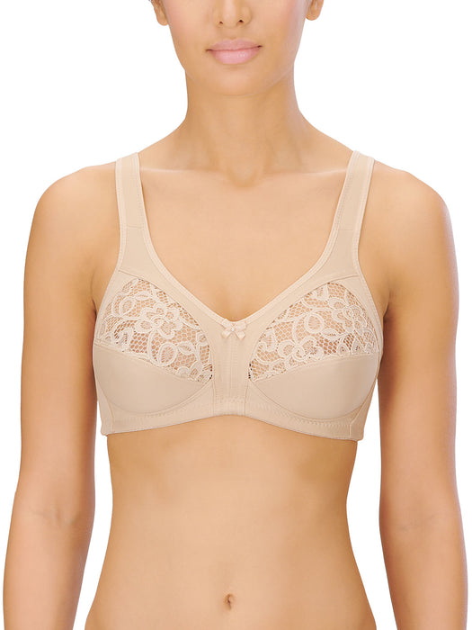 Naturana Soft-bh met voorgevormde cups en klein strikdetail Naturana Soft-bh met voorgevormde cups en klein strikdetail