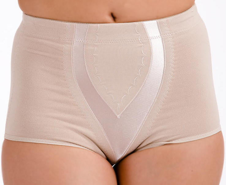 marlon Ladies Firm Control Body Shaper Panty Knickers Tummy Girdle White
