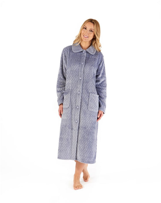 Buy Women Long Robes Soft Fleece Winter Warm Housecoats Womens Bathrobe  Dressing Gown Sleepwear Pajamas Top Navy Blue Online at Low Prices in India  - Amazon.in