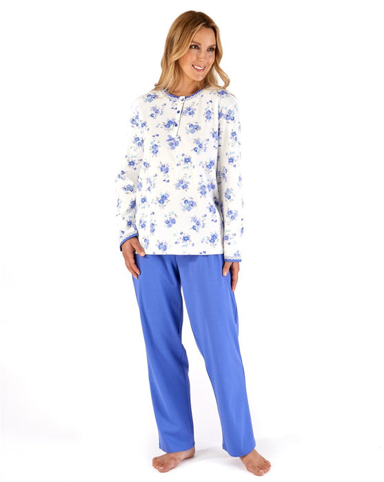 Sale 100% Cotton Jersey Long Sleeve Pyjamas