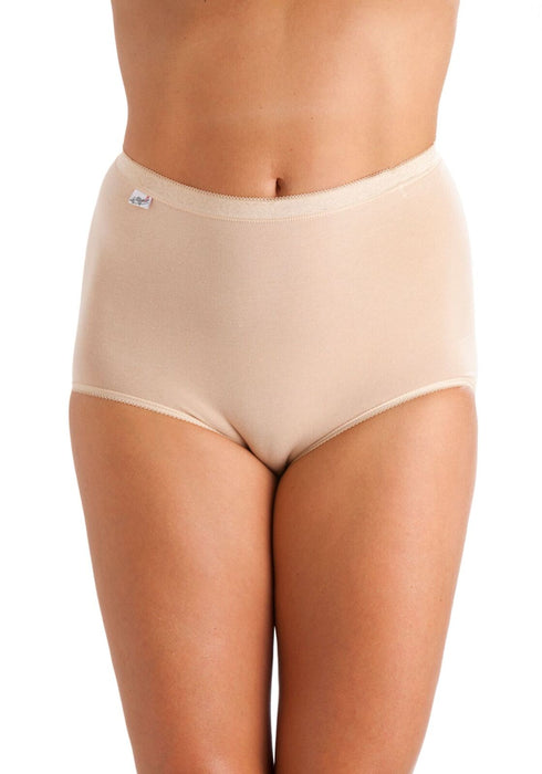 Cotton and Lycra Comfort Maxi Brief - 3 Pack
