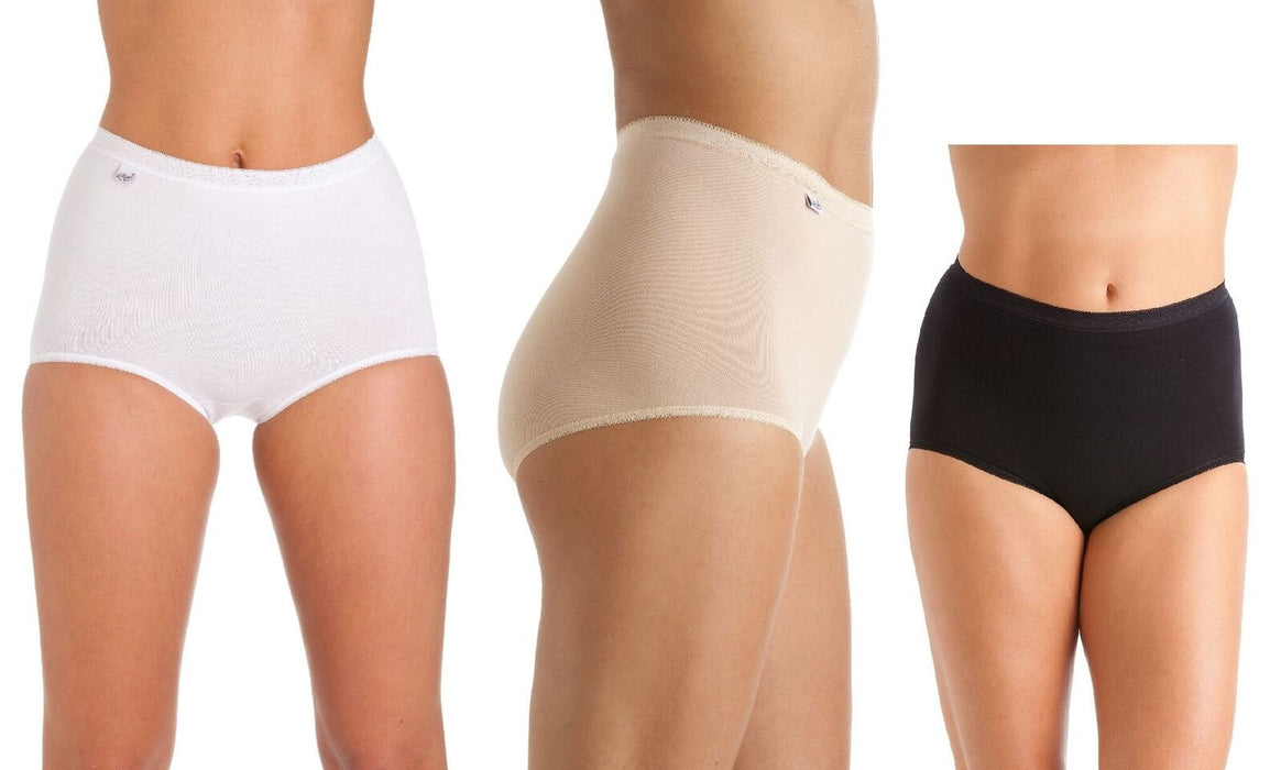 Cotton and Lycra Comfort Maxi Brief - 3 Pack