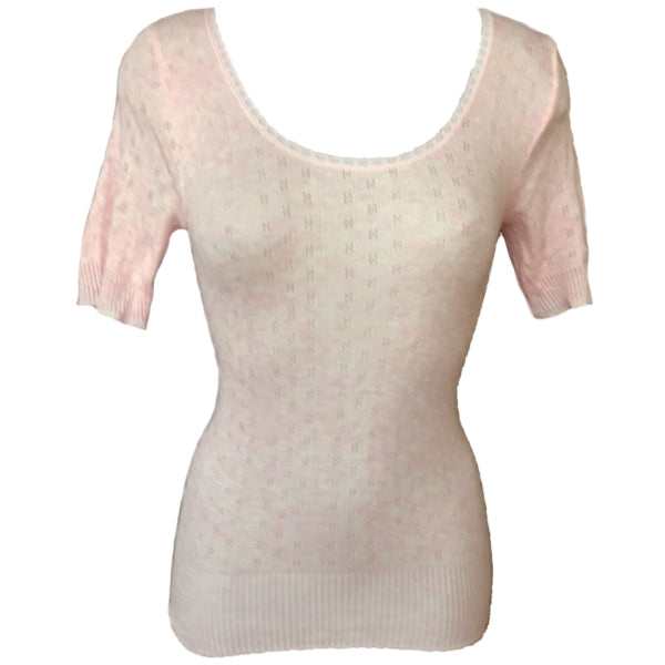 White Snowdrop Thermal Short Sleeve Spencer 3 Colours