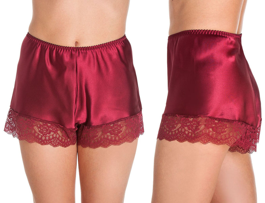 British Made Satin Lace Trim French Knickers — Sandras-Online